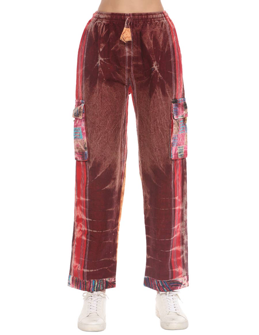 The Collection Royal / Royal Handicrafts - Vendita all'ingrosso Pantalone - Donna - Pantaloni Hippie Boho Hippie in cotone Stonewash17