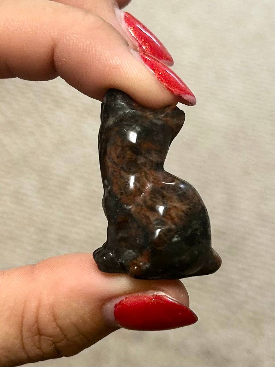 Atomic Alchemy - Wholesale Spiritual Stone/Crystal - Sitting Kitty Cat Mini Carving Crystal Gemstone4