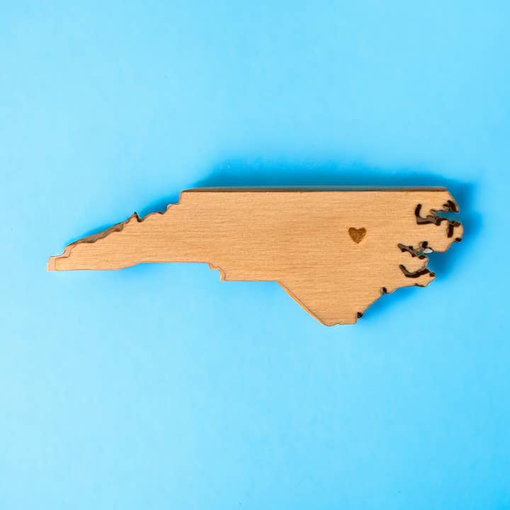 Positively North Carolina - Wholesale Magnet - North Carolina Heart Whiteboard Magnet Office Decor0