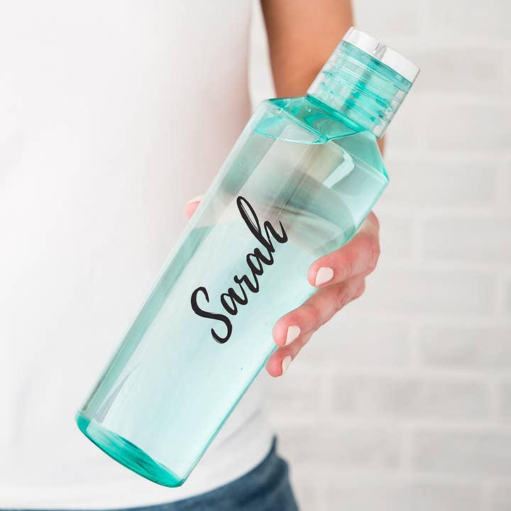 Weddingstar Inc. - Wholesale Water bottle - Plastic Water Bottle - Calligraphy Print3