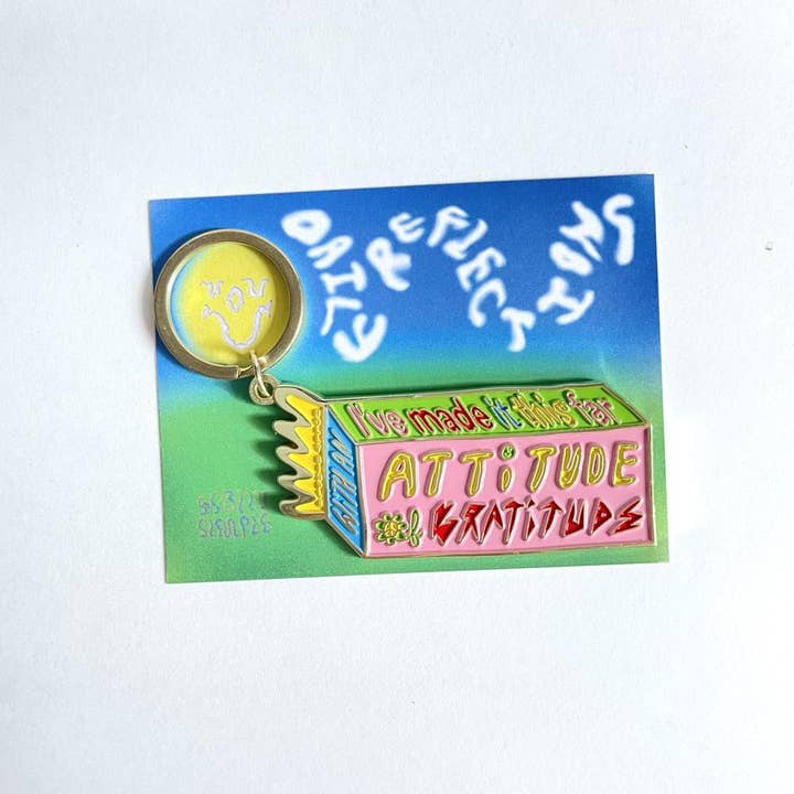Holly Simple - Wholesale Keychain - Unisex - Daily Reflections Keychain | GRATITUDE