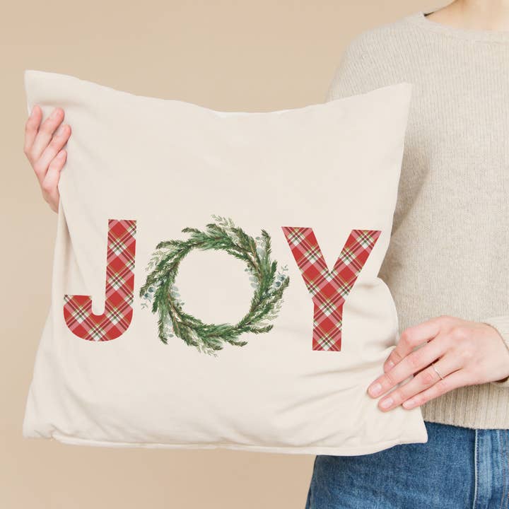 JOY Pillow Cover for wholesale by Go Charlotte