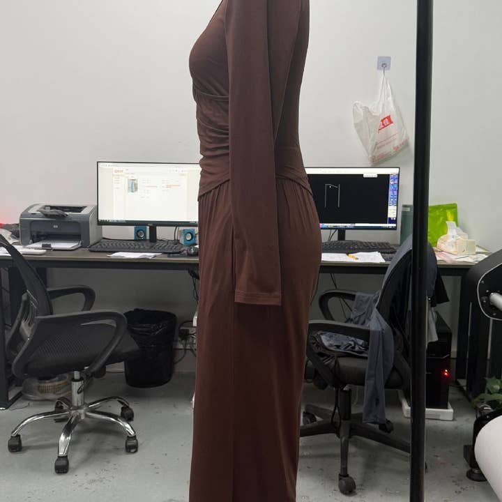 Marayn - Wholesale Top & Pant Set (NOT Loungewear) - Women's - 2025 Autumn Europe America Womens WideLeg Suit34