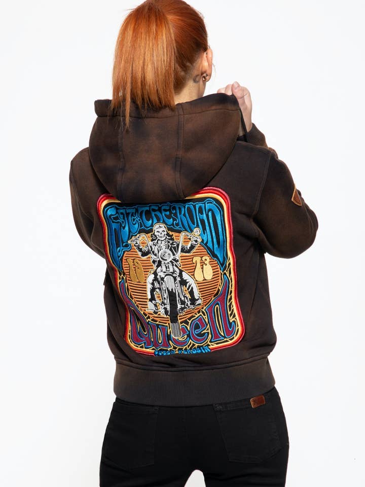 Hit the Road Queen Sweatshirt for wholesale by KING KEROSIN