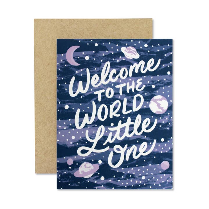 Welkom Little One Card voor wholesale door Wild Hart Paper