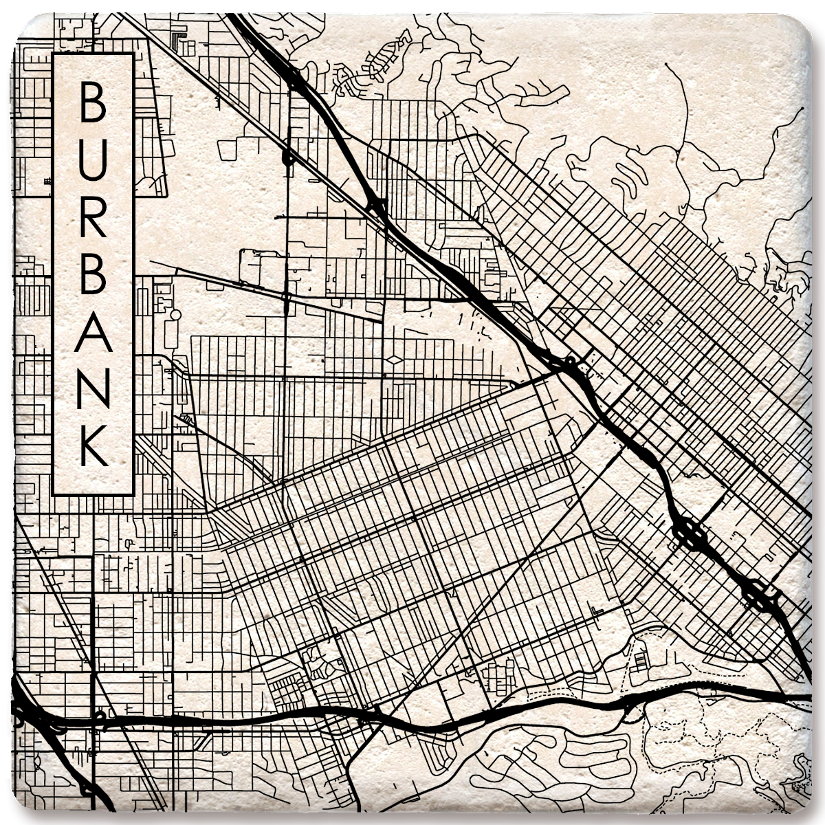 Tipsy Coasters & Gifts - Wholesale Coasters - Custom City Street Map Coaster7