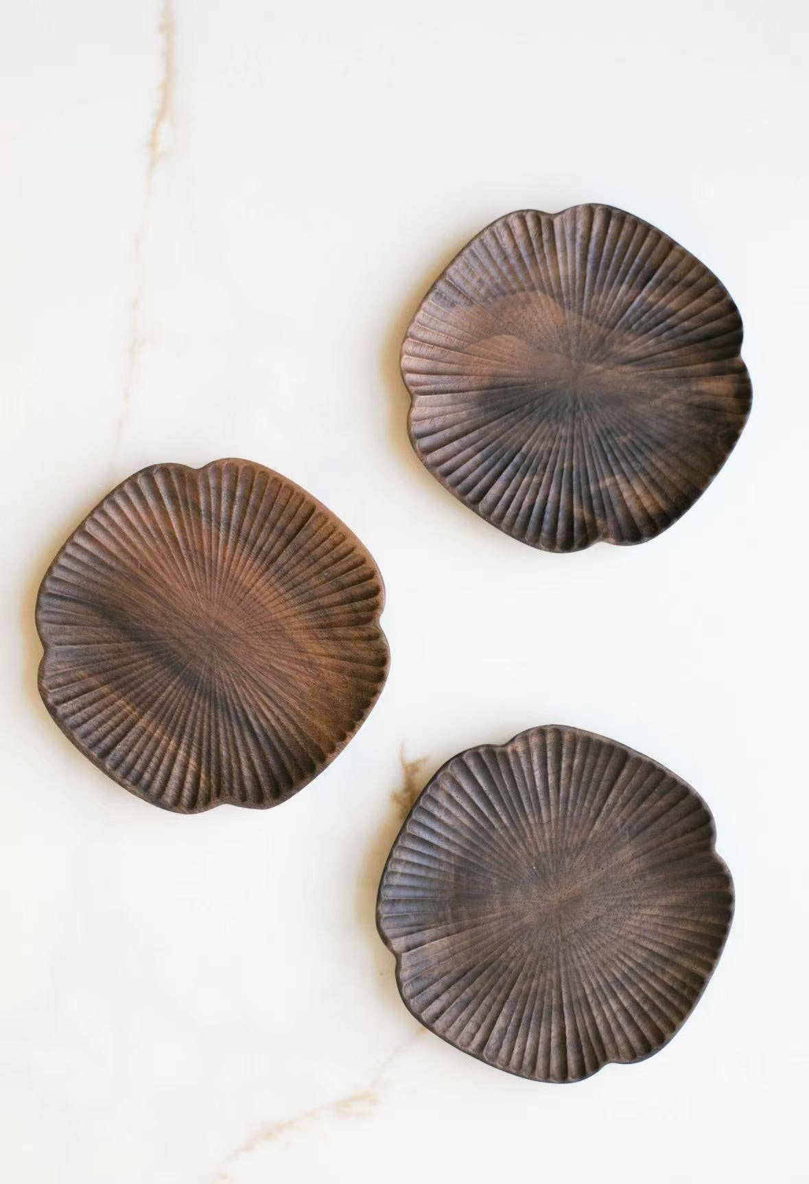 Fodory - Wholesale Coasters - Black Walnut Flower Coaster3