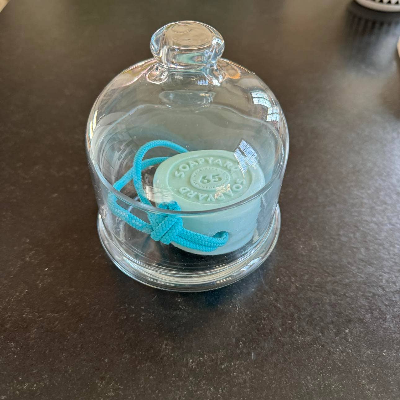 soapyard - Wholesale Decorative Plate/Dish/Bowl - Elegant Glass Display for Soapyard Soap & Rope POS2