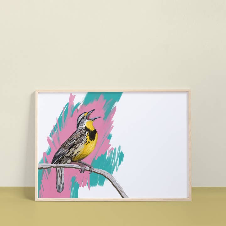 Oostelijke Weidelark Kunstdruk voor wholesale door resetreality