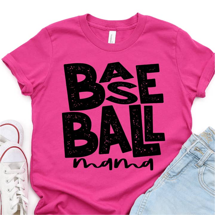 Baseball Mama - Baseball DTF Transfer for wholesale by Nashville Design House