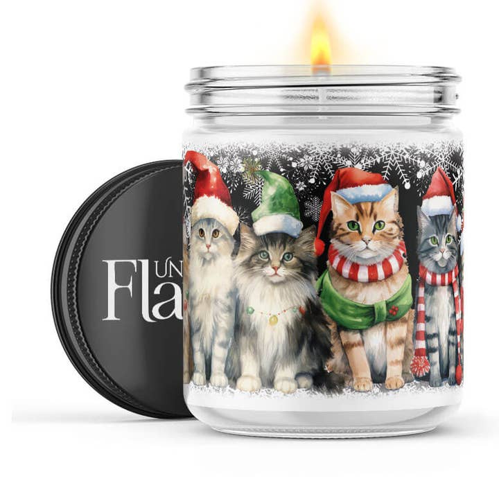 Christmas Kitties Candle for wholesale by Uncommon Flame