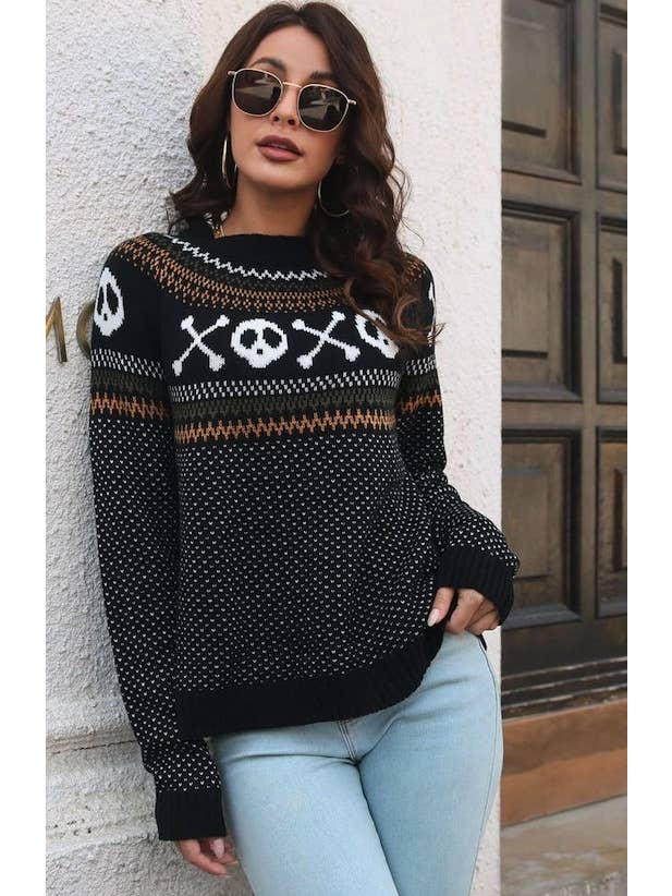 Miss Sparkling - Wholesale Knit Sweater - Women's - Halloween Sweater3
