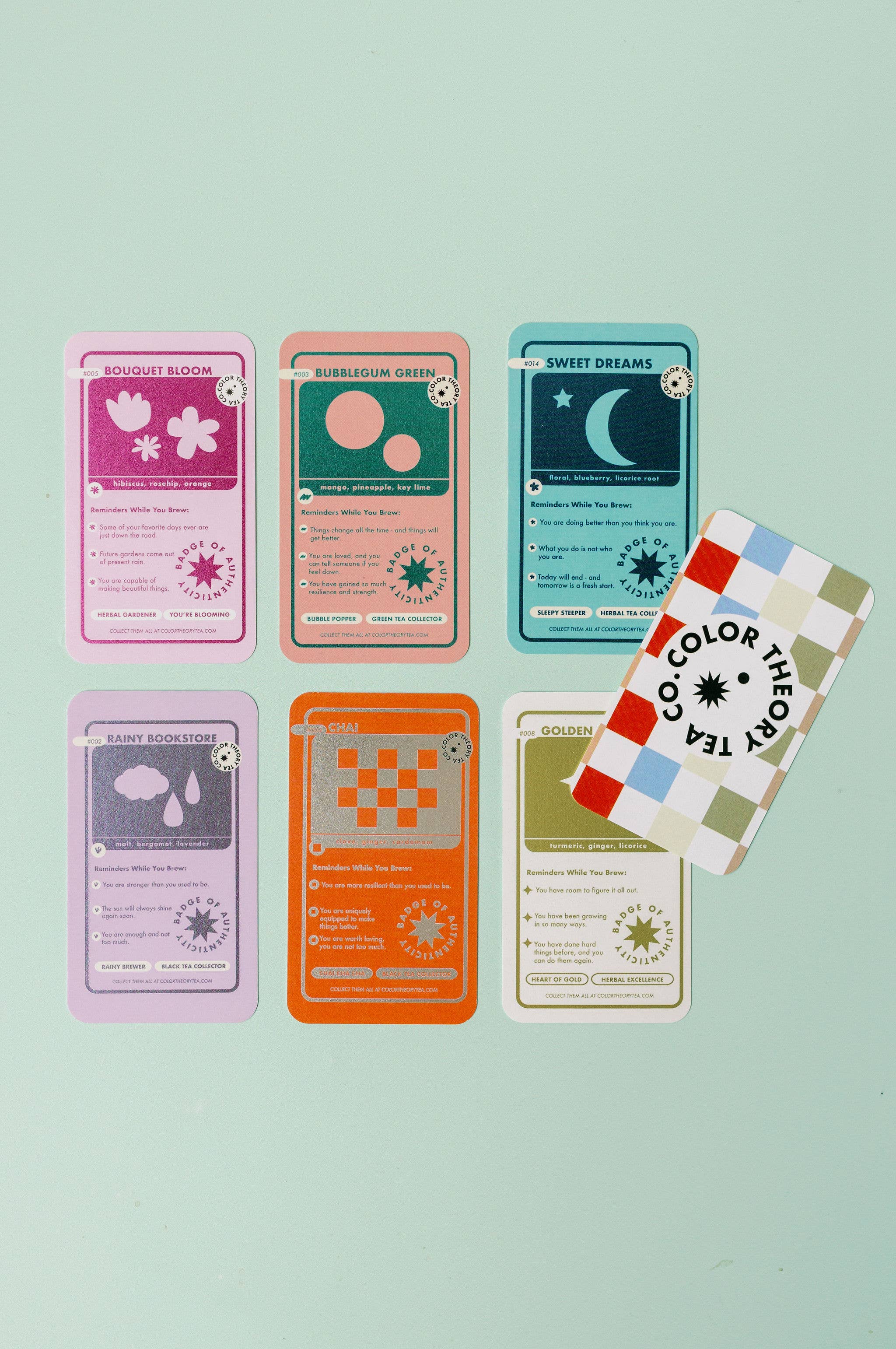 Color Theory Tea Co. – Sacos de chá por atacado – Saquetas em caixa8