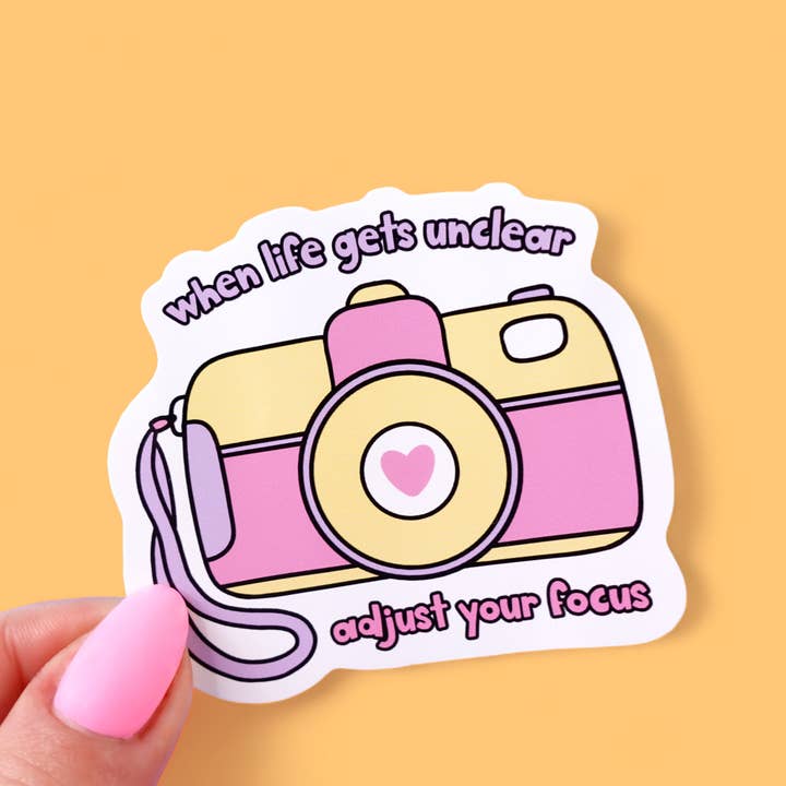 Adjust Your Focus Sticker for wholesale by Sunshine Lane