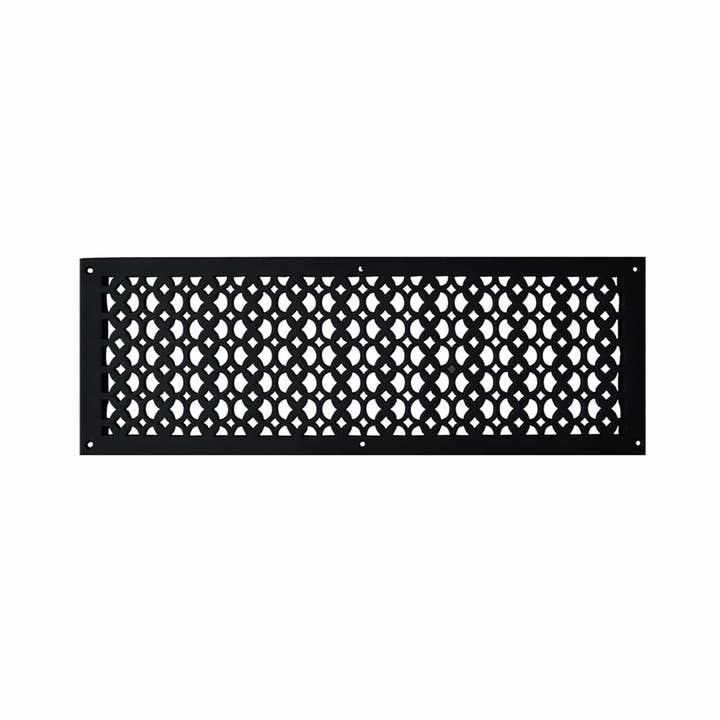 Cast Aluminum Air Return Grill 8" x 26" for wholesale by PRIMA DECORATIVE HARDWARE INC