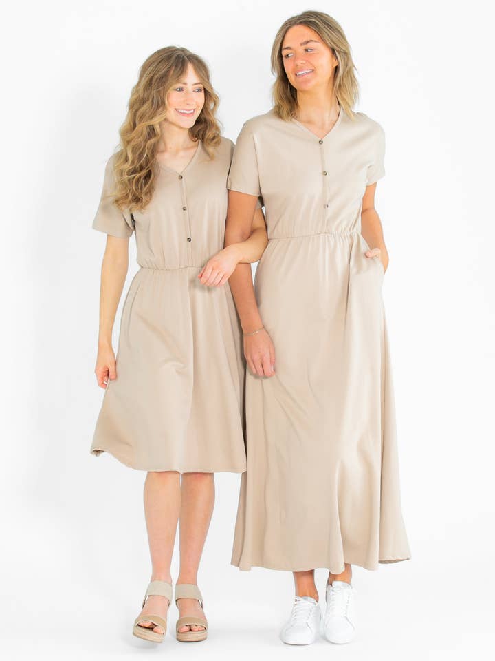 Inherit Clothing Company - Wholesale Dress - Women's - Ella Cinched Waist Maxi Dress