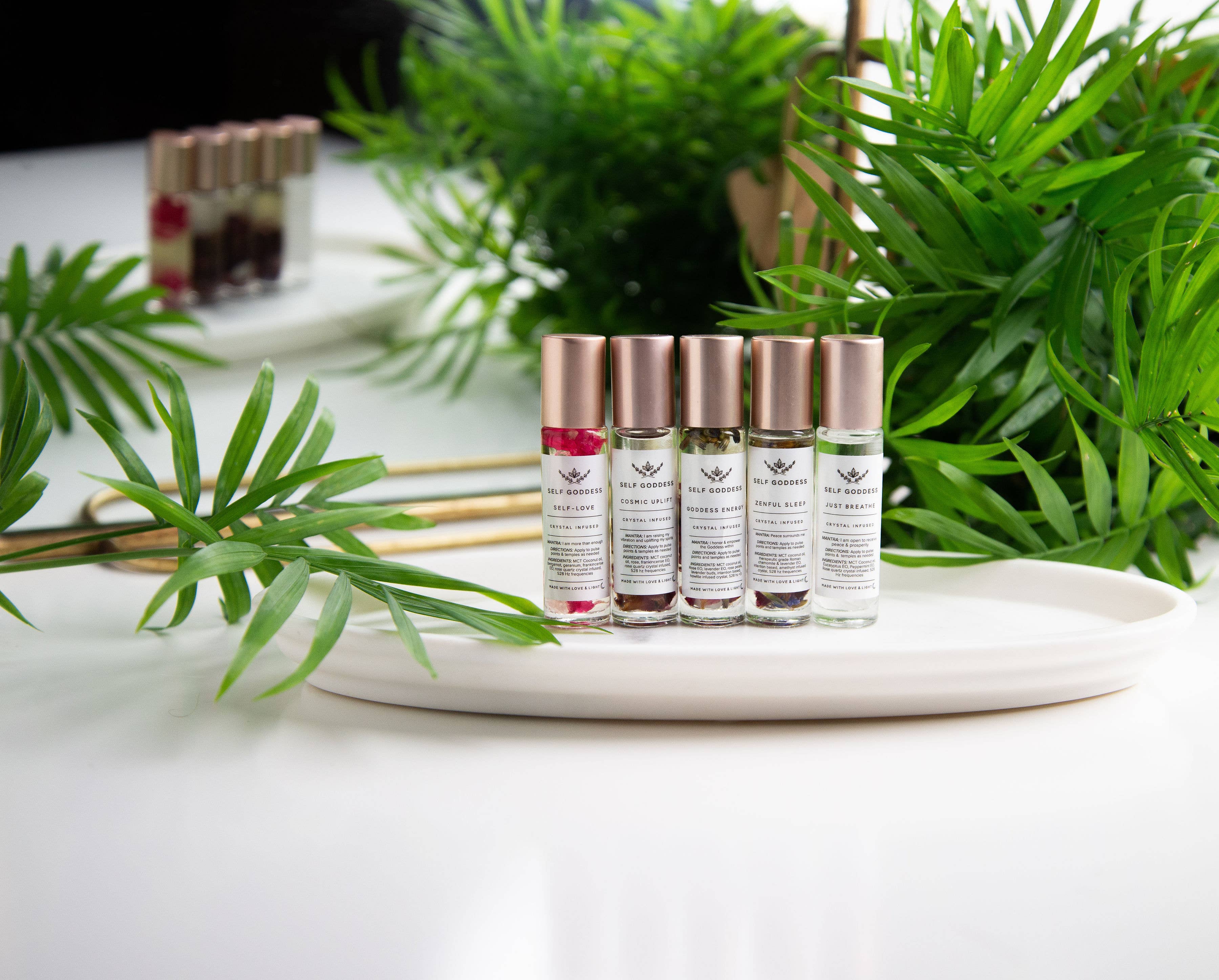 Self goddess - Wholesale Roll-on etherische olie - Just Breathe roller met kristallen infusion3