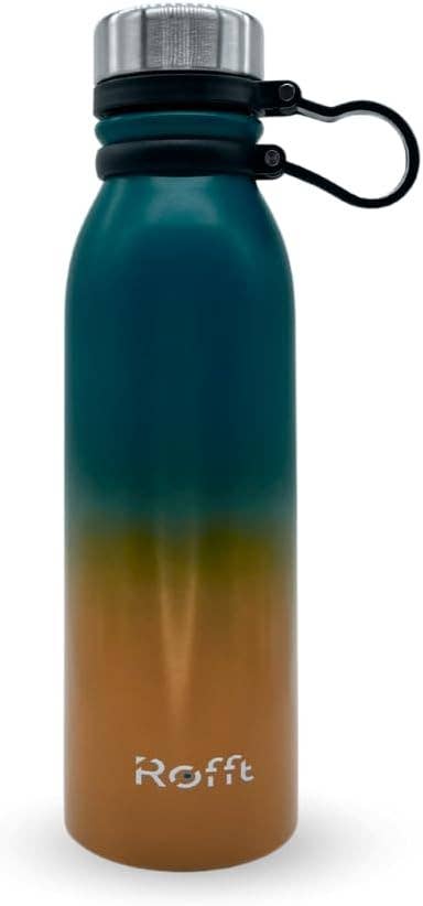 ROFFT USA LLC - Wholesale Water Bottle - 20 oz Insulated Water Bottle - Leak Proof, Stainless Steel, Thermo Bottle for Hot and Cold Drinks, Double Wall Insulation, Portable Water Flask for Travel, Outdoor25