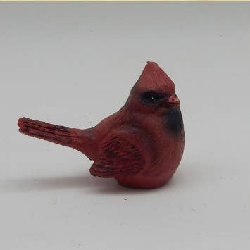 Green Pastures Wholesale - Wholesale Decorative Figurine - Polyresin Cardinal Bird Figures 3''-Miniature Garden Decor