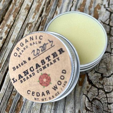 Lancaster Beard Company - Wholesale Beard Styling Product - Cedar Wood Organic Beard Balm