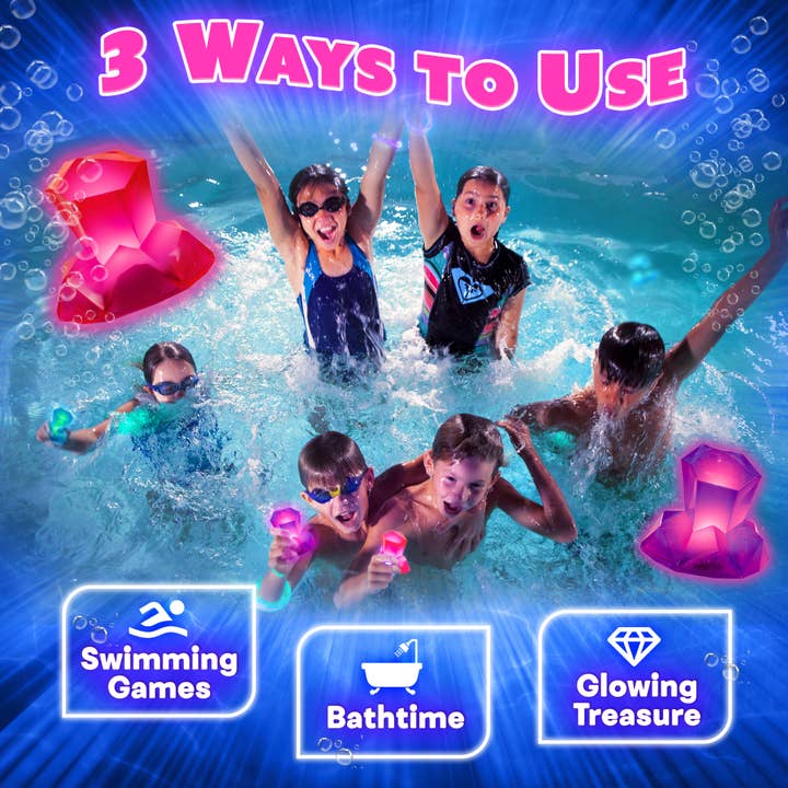 Starlux Games - Wholesale Beach/pool toy – Child & baby - Dive Diamonds - Diving Toys & Light Up Pool Games2
