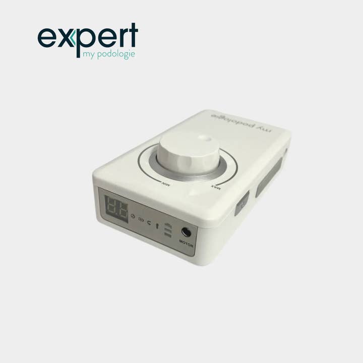 Portable micromotor PODO38S - White - 30,000 RPM - With detachable handpiece for wholesale by My Podologie