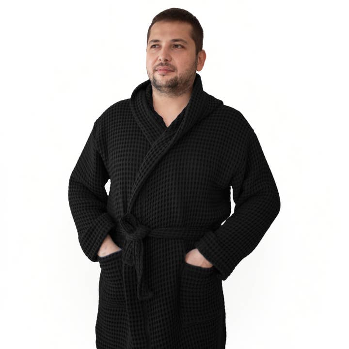 Vivamaison – Engroshandel Morgenkåbe - Unisex – Premium Vaflet Bomuld Badekåbe, Unisex Spa Komfort114