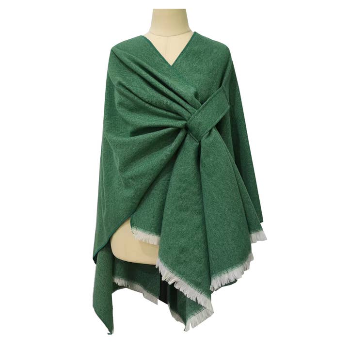 Rosa Clothing - Wholesale Wrap - Women's - asymmetrical plain chilly ruana12