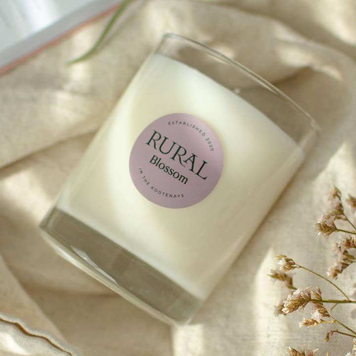Blossom Classic Glass Candle for wholesale by Rural Candles