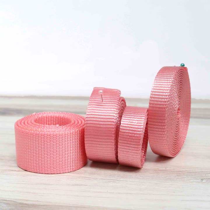 Such Good Supply - Wholesale Craft Supplies - Pink Nylon Webbing - Heavy Duty 4 Widths1