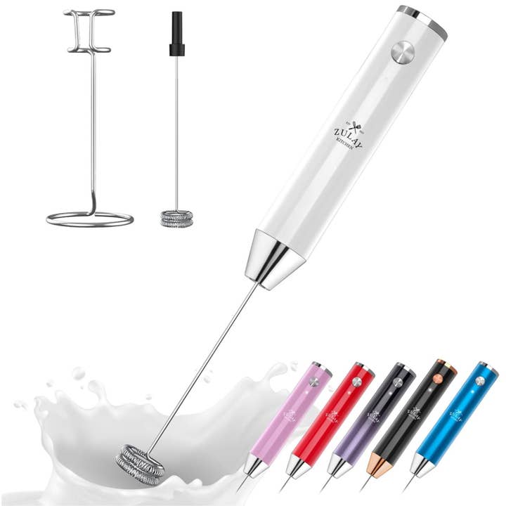 Zulay Kitchen - Wholesale Kitchen tool/gadget - Lux Rechargeable Milk Frother – 2-Speed Handheld, Waterproof13