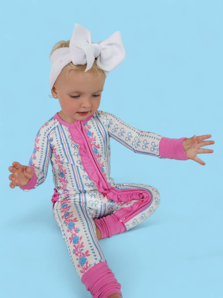 Dream Big Little Co. - Wholesale Jumpsuit - Baby - PETITE POSIE DREAM RUFFLE ROMPER12