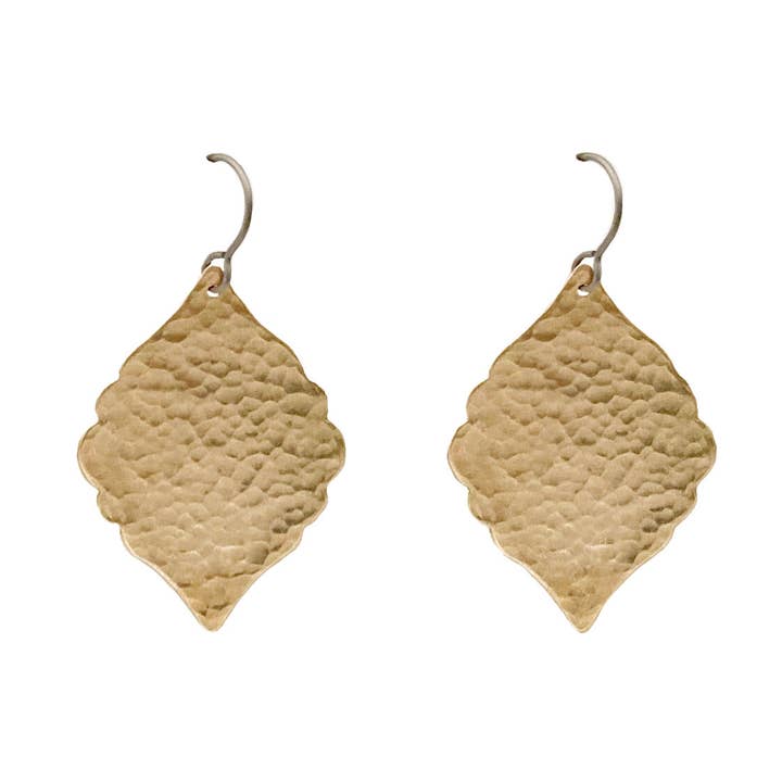 Brass Moroccan Nights Earrings for wholesale by Alison Kelley Designs