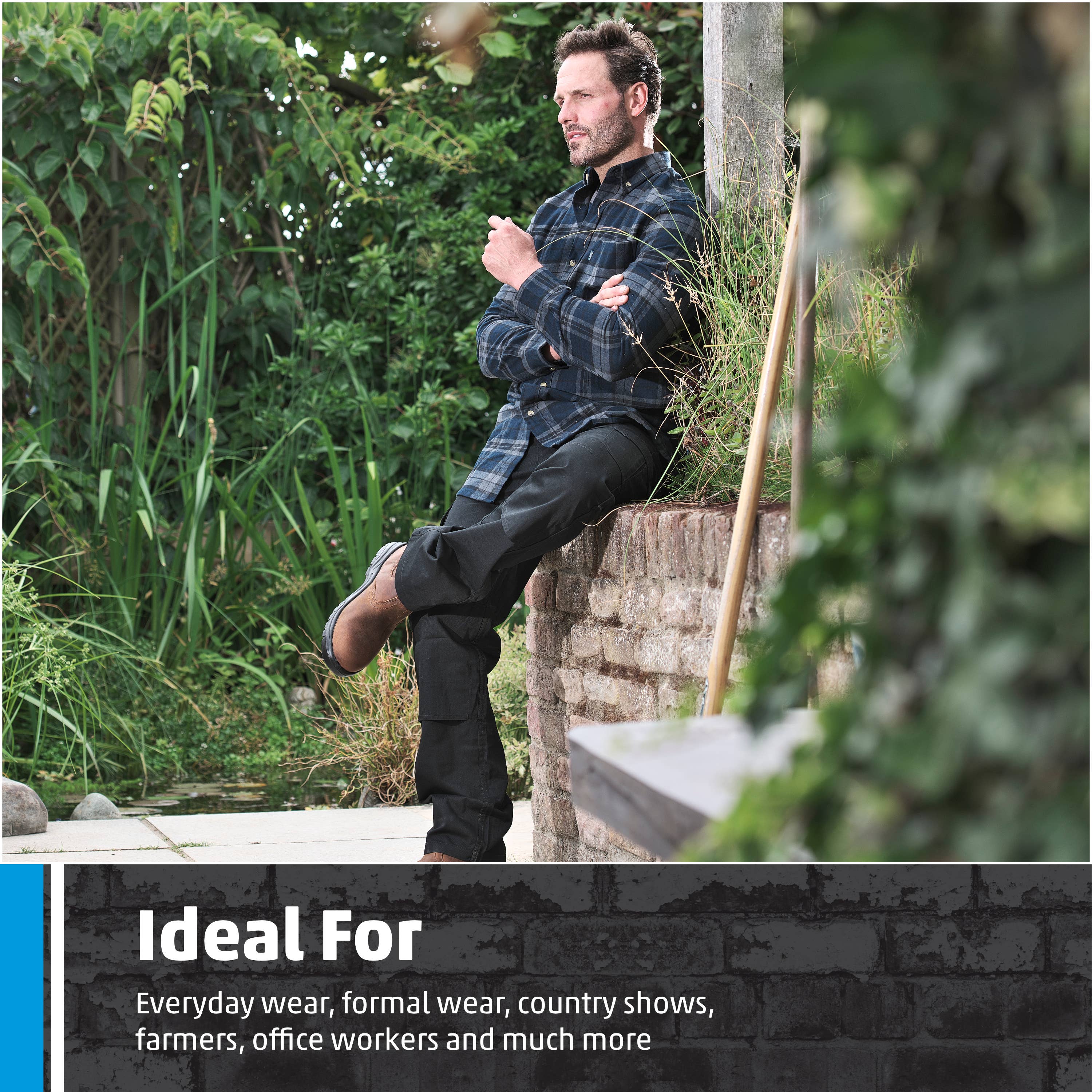 Navy Blue Fort Hyde Shirt, Navy, Long Sleeve Flannel Shirt, Versatile for wholesale on Faire5