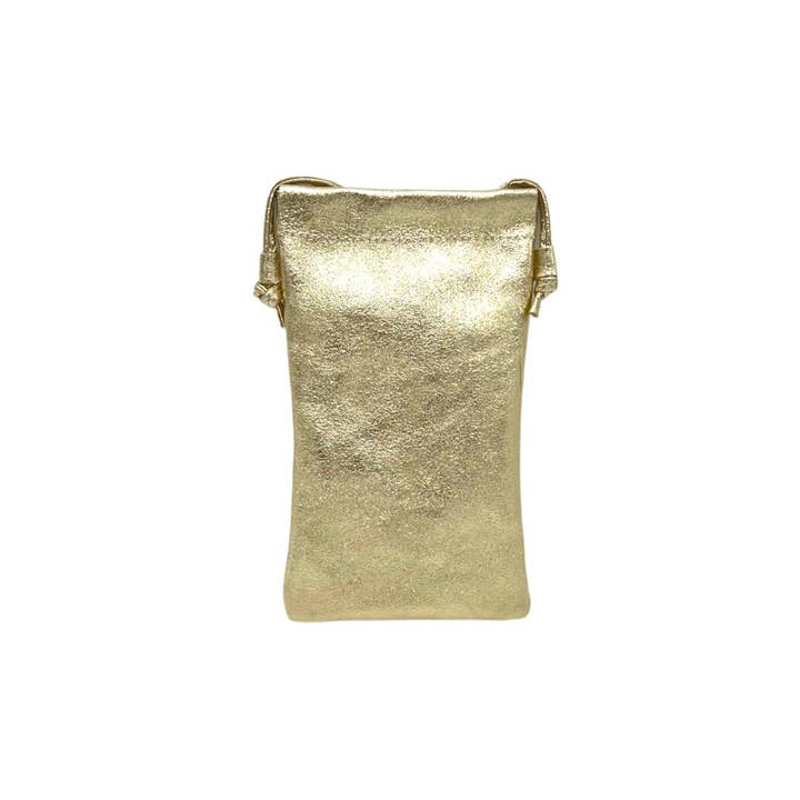 Suie Valentini srl - Wholesale Crossbody Bag - Women's - Genuine leather crossbody phone bag, Made in Italy, art. 11262814