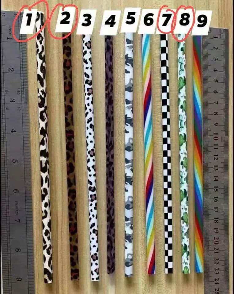 Sip Sleeves ~ Insulated Cup Sleeves and Drink Accessories - Wholesale Drinking Straw - 9" Fun Reusable Drinking Straws Ind. Wrapped for Resale6