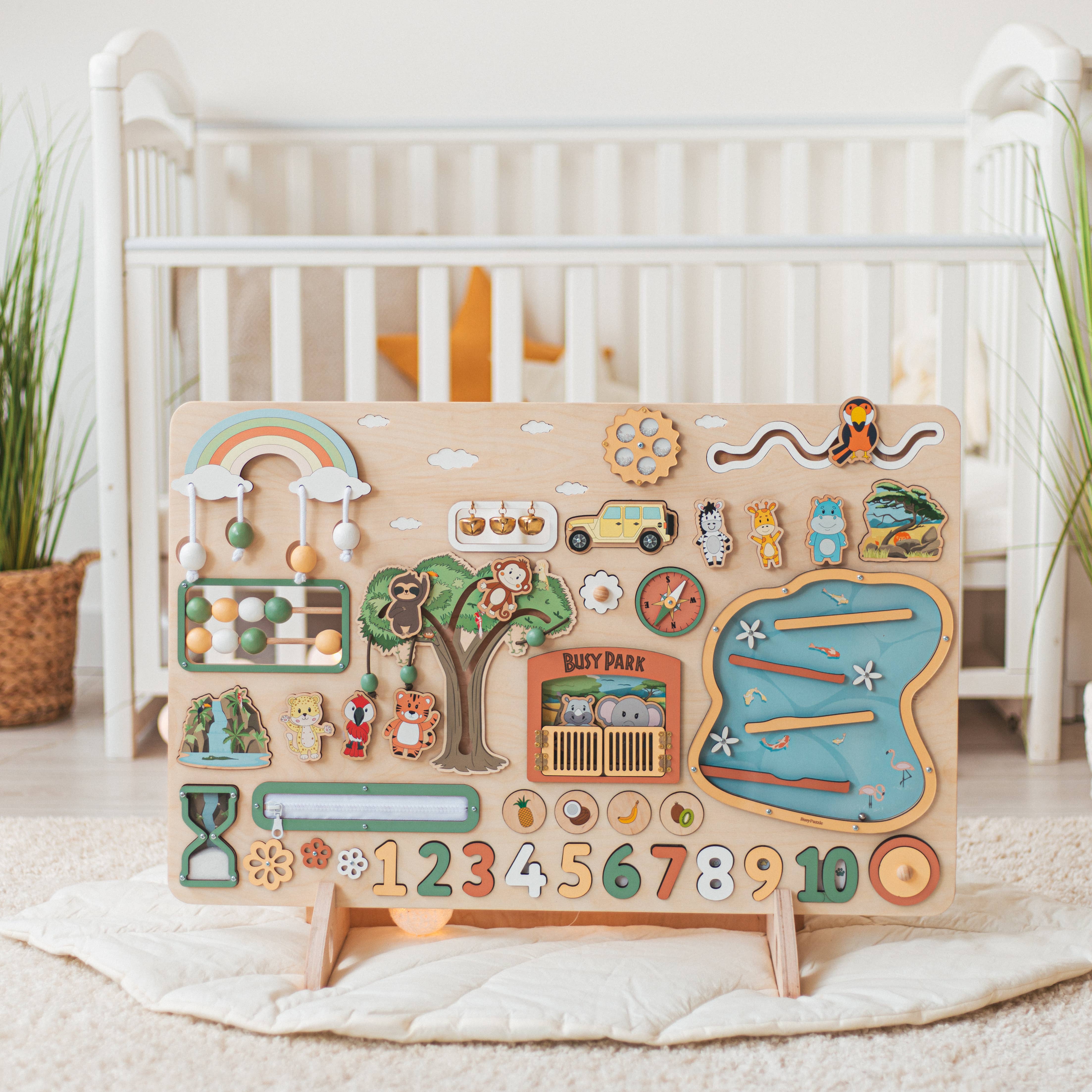 Busy Puzzle - Wholesale Wood Toy - Kids - Busy Board XXL1