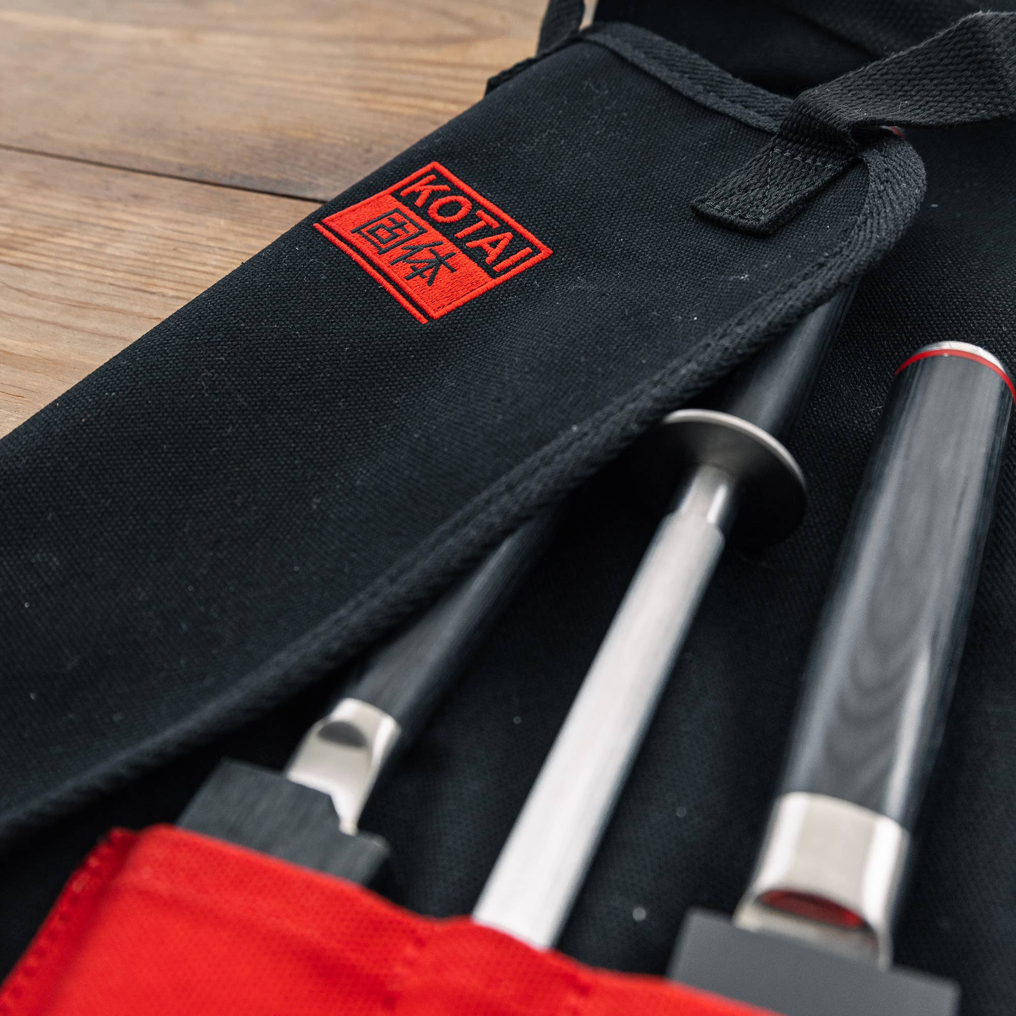 KOTAI - Wholesale Knife Storage - Kitchen Accessory - KOTAI knife roll-up bag (cotton)3