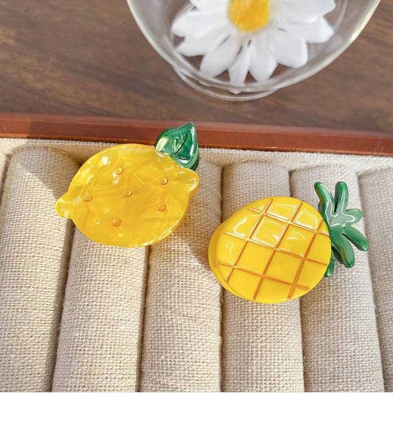 MKS America - Wholesale Hair Clip - Women's - Mini Strawberry Fruit Hair Claw Clip10