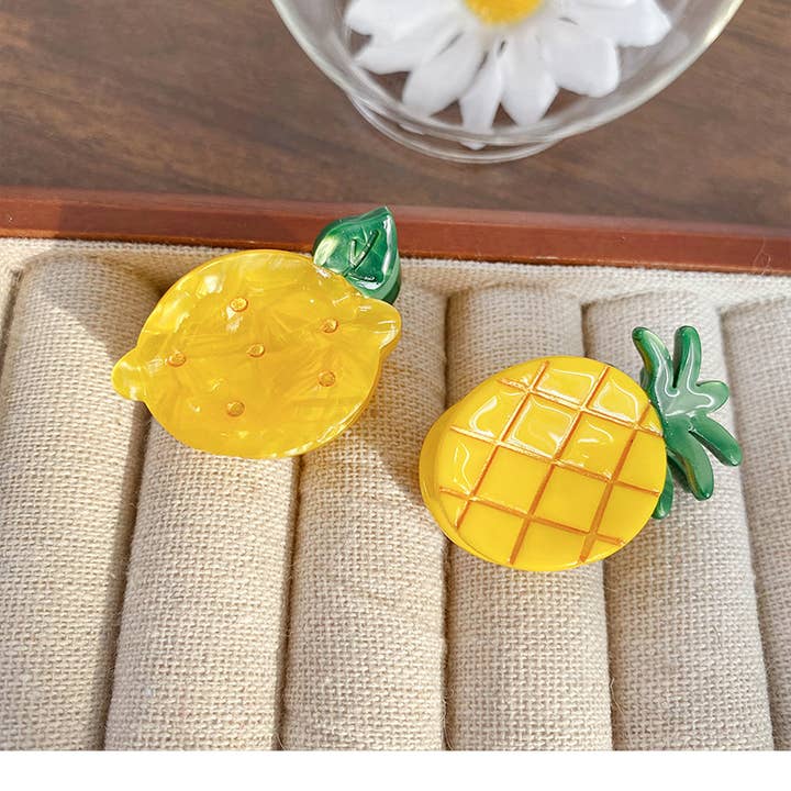 MKS America - Wholesale Hair Clip - Women's - Mini Strawberry Fruit Hair Claw Clip10