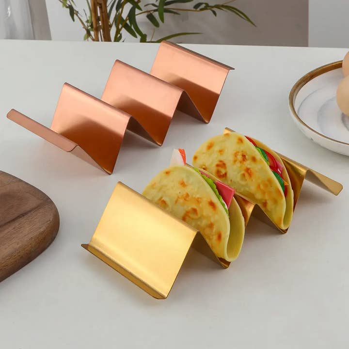 Sostraw & SmartThings - Wholesale Flatware Serving Piece - Tacos Holder - 4 colors2