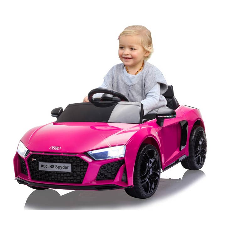 mhw24 – Engroshandel Legetøjsbil/lastbil - Børn – Kørbar Audi R8 Spyder V10 Performance Quattro Lyserød 2,4 GHz 12V5
