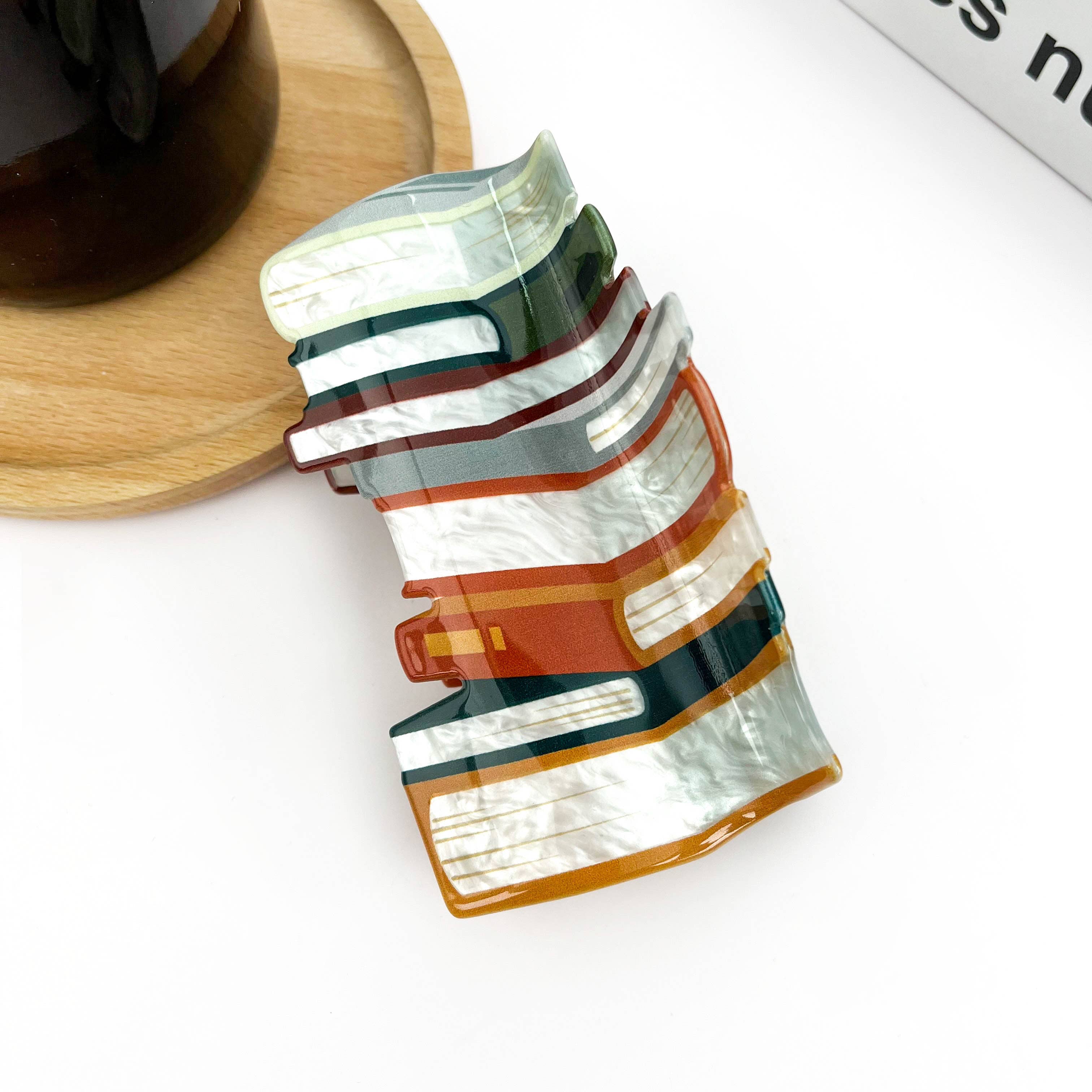 TheDivaSoap - Vente Pince à cheveux – femme - Barrette livre de 9,5 cm à 10,5 cm9