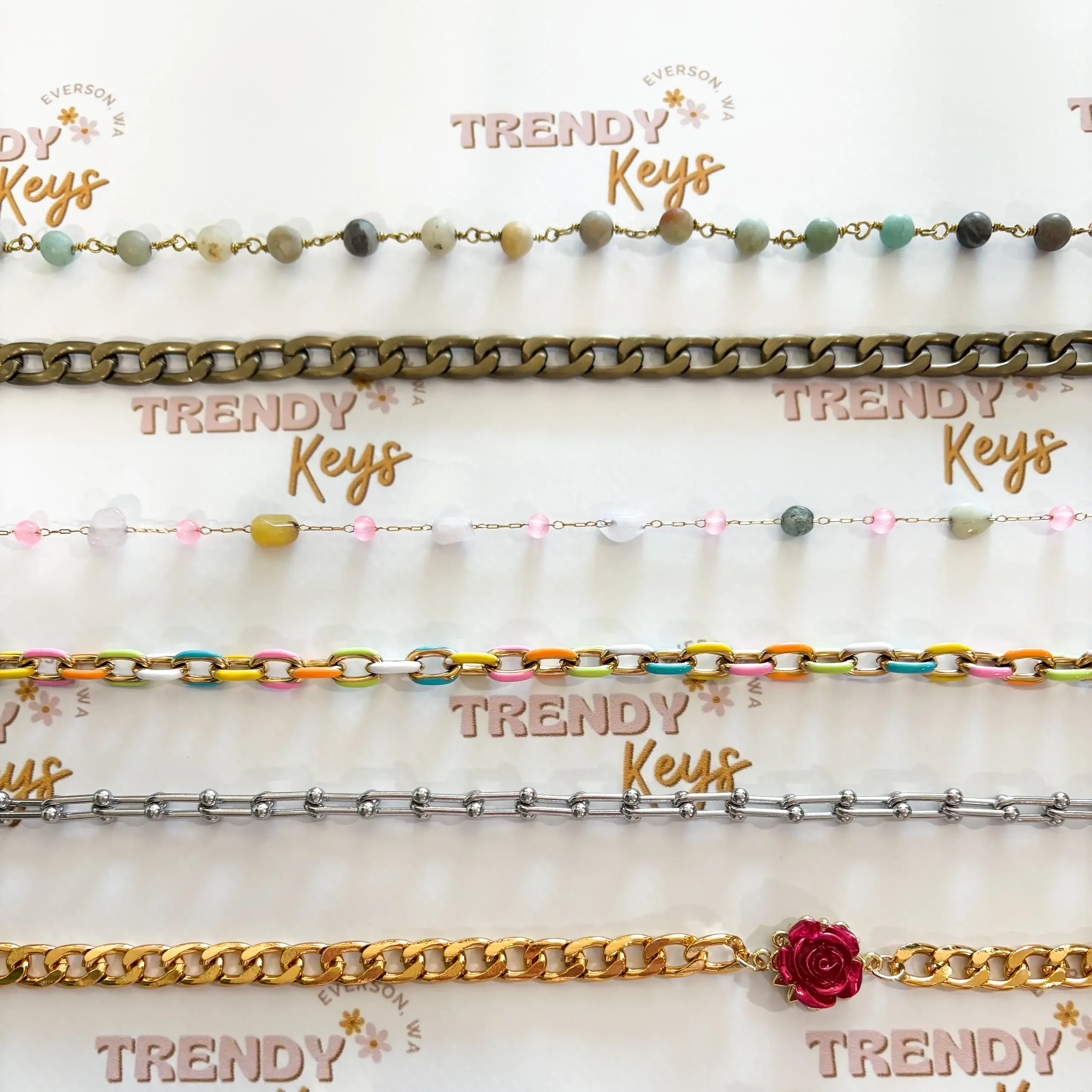 TrendyKeys - Wholesale Hat Accessory - Women's - Metal Trucker Hat Chains, High Quality Materials, Handmade5