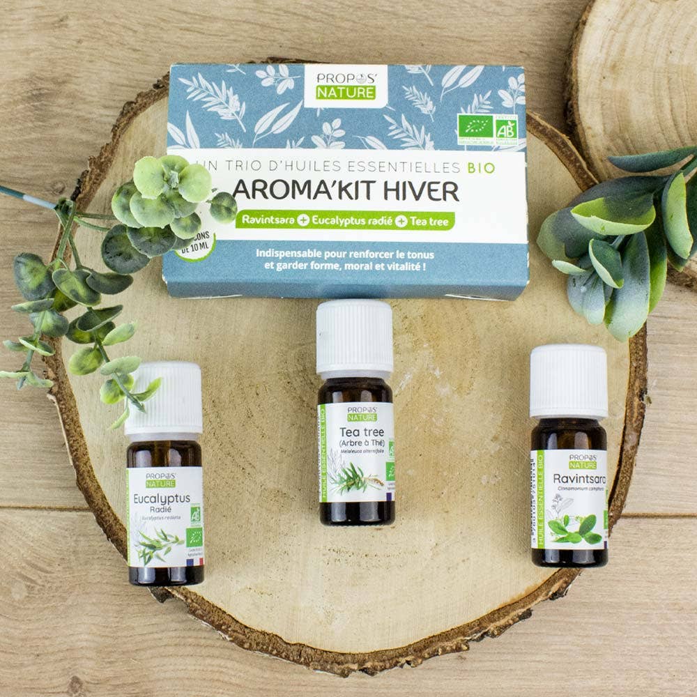 Propos'Nature - Wholesale Essential Oil - Aroma'kit Winter - 3 Organic Essential Oils - 3x10ml1