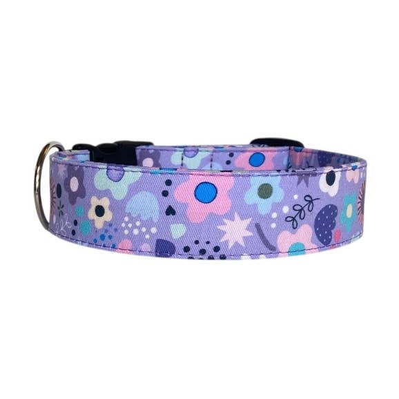Lavendel Bloemenhalsband voor Honden van Duke & Fox® voor wholesale door Duke & Fox