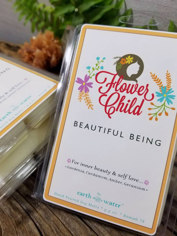 Beautiful Being - JUMBO Soy Melts per la vendita all'ingrosso da parte di Earth Meets Water