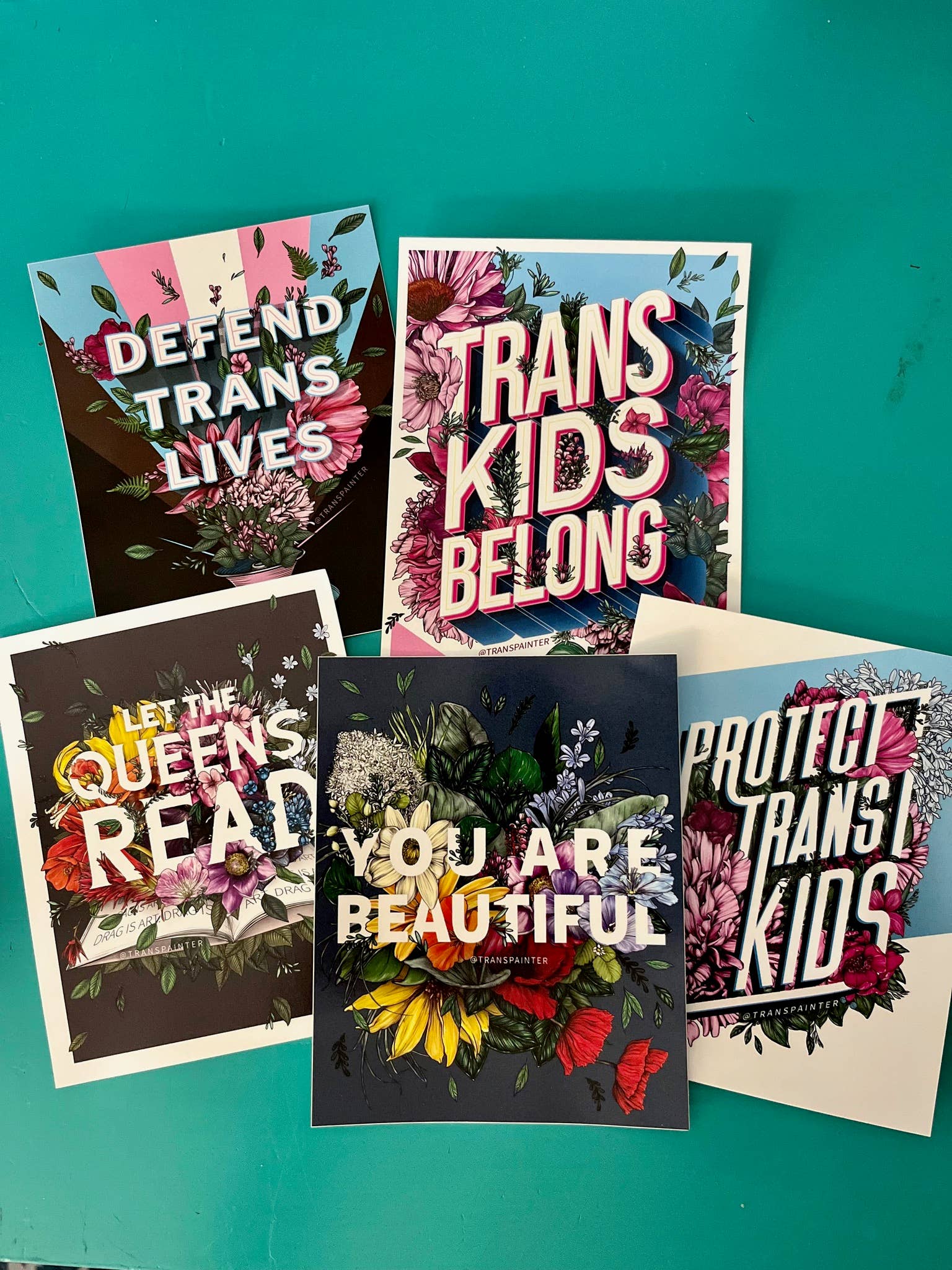 Transpainter - Wholesale Sticker - Defend Trans Lives Sticker | LGBTQ+ Bumper Stickers8