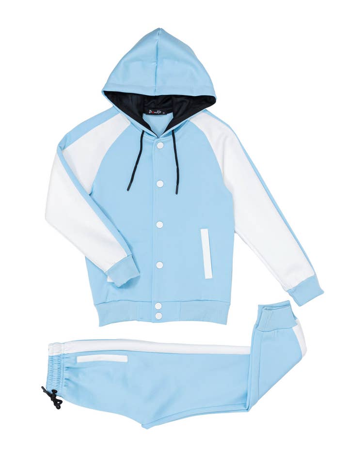 Kinder joggingpak met capuchon C636-4 voor wholesale door Zayne Paris