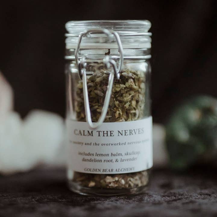 Thé Calme-Nerfs pour la vente par Golden Bear Alchemy